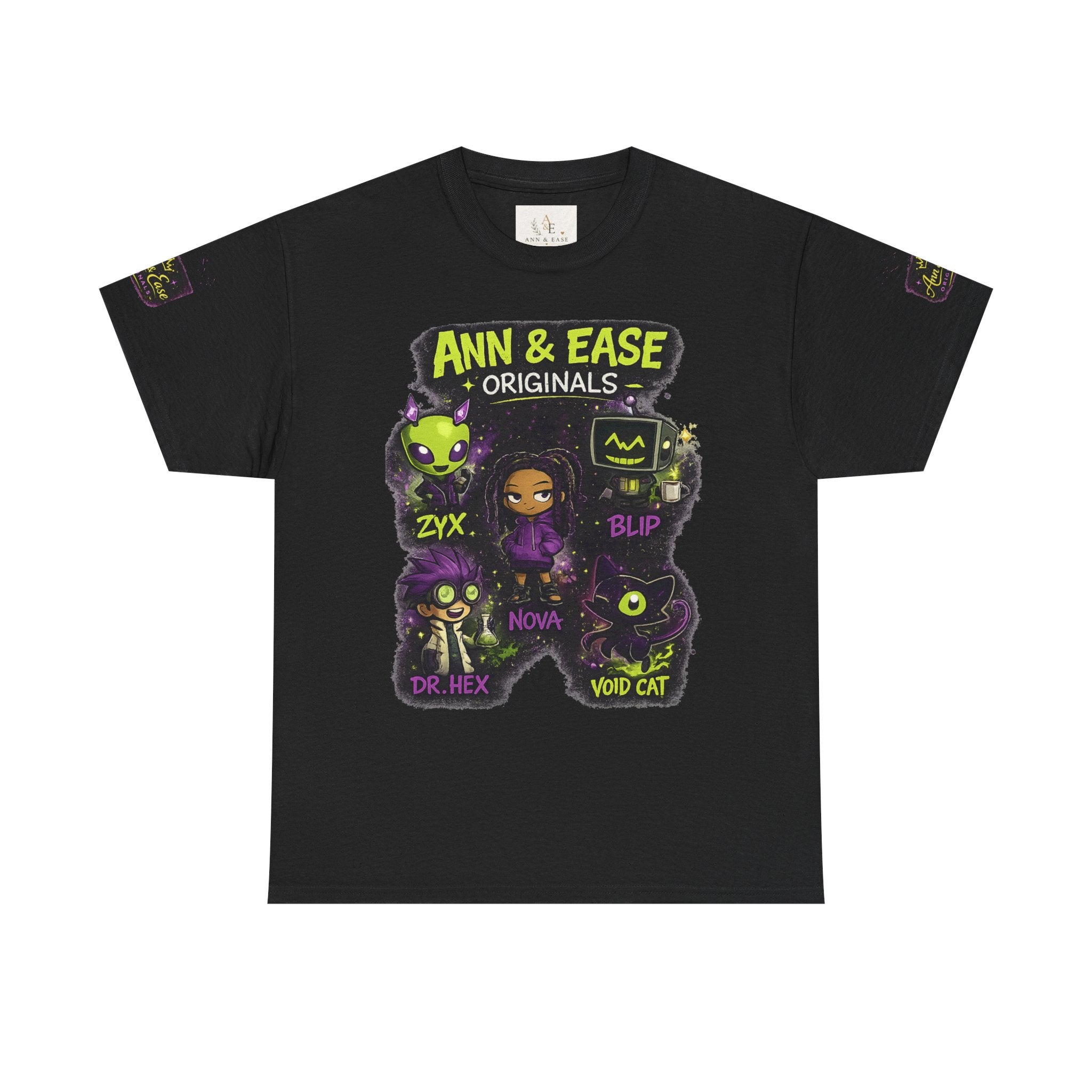 Glitch Squad Tee — "We Don't Fit In" Graphic T-Shirt