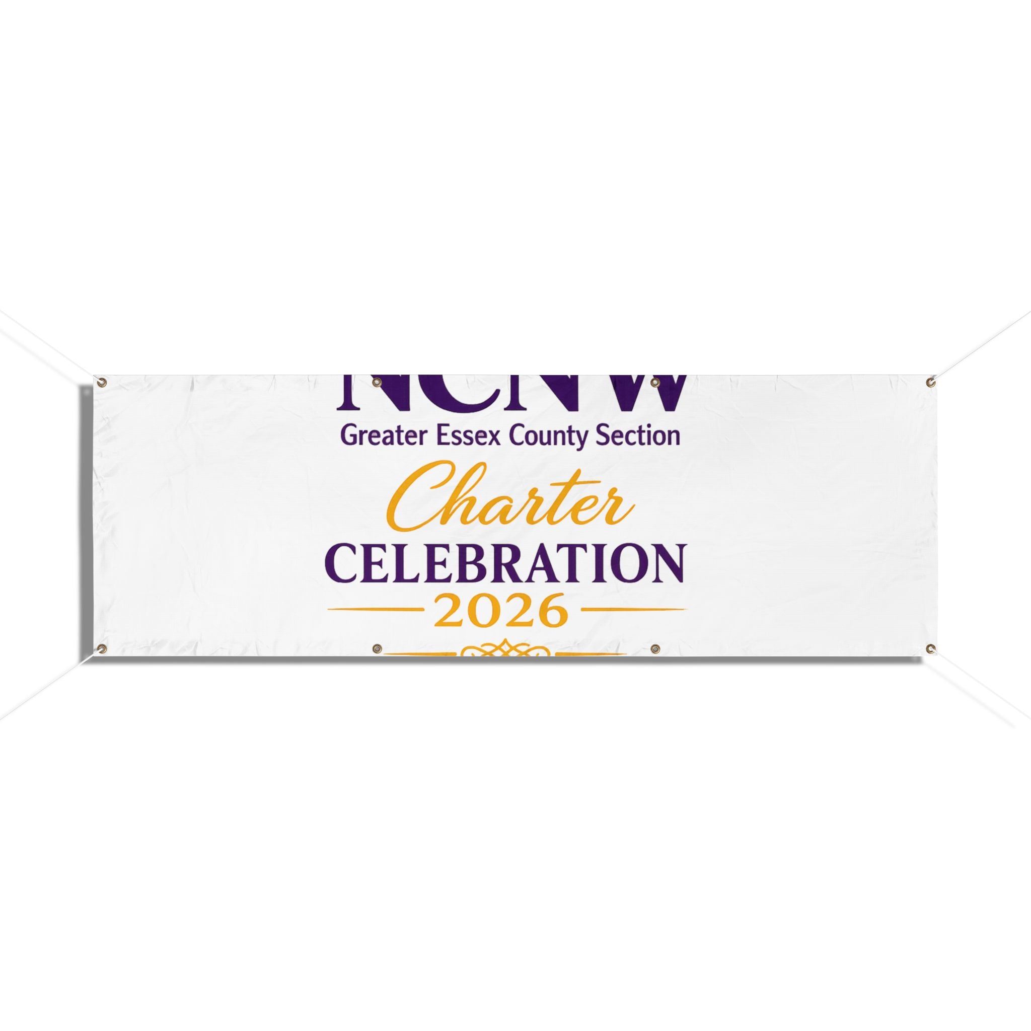 NCNW Charter Celebration 2026 Vinyl Banner