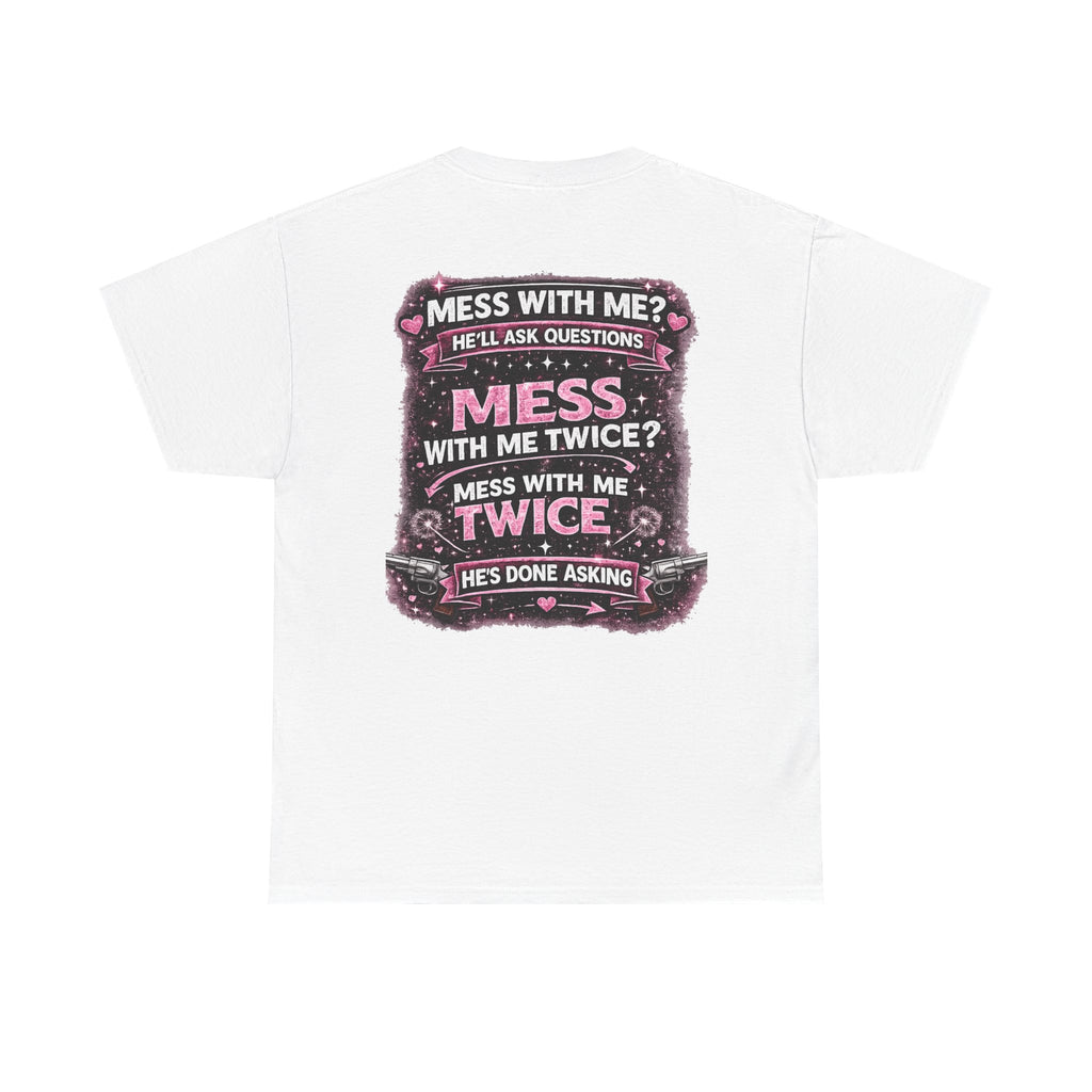 T-Shirt — "Lucky Daughter, Crazy Dad" Protective Dad Graphic Tee