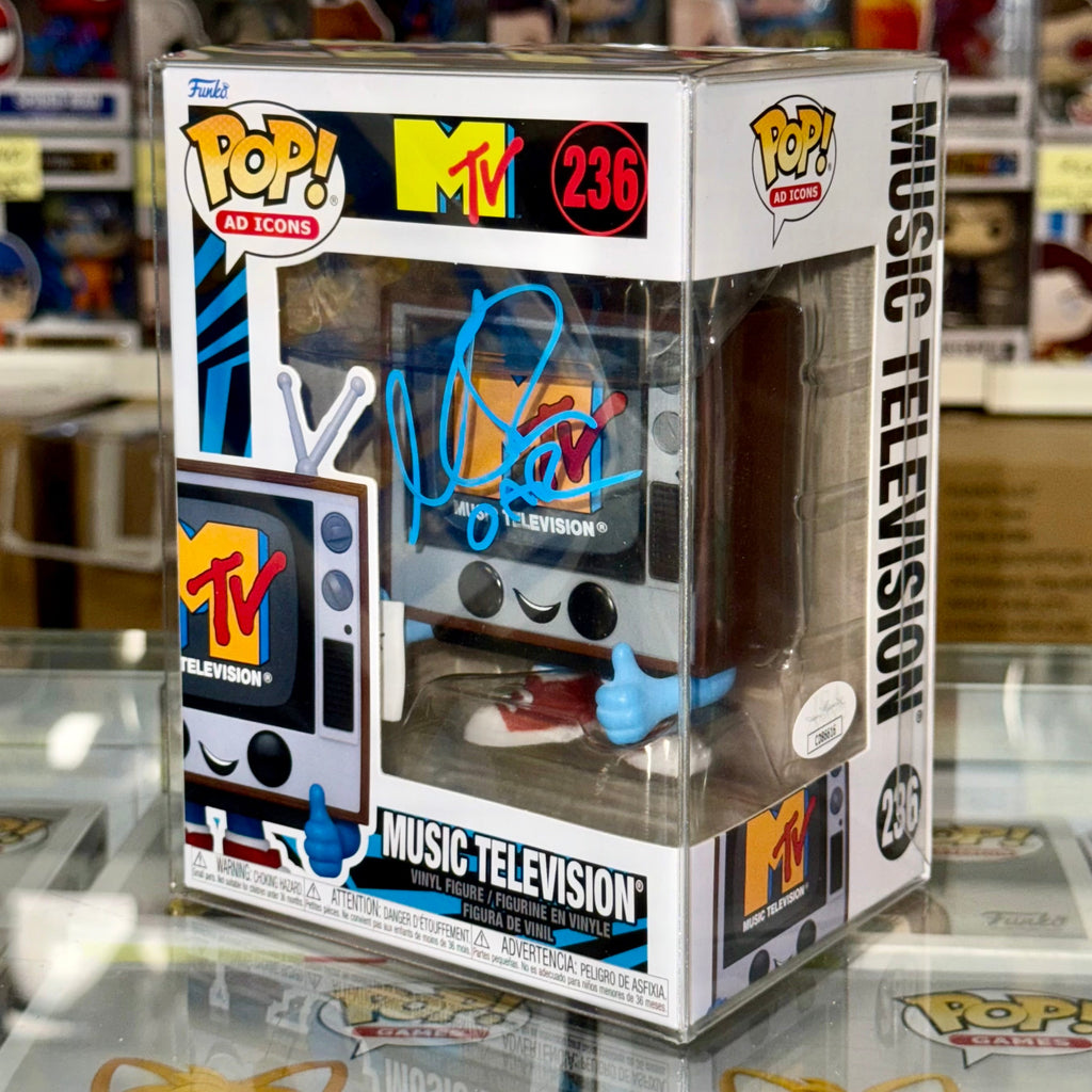 El músico Marc Roberge de O.A.R. firmó el Funko Pop #236 de MTV de 2024 con certificado JSA