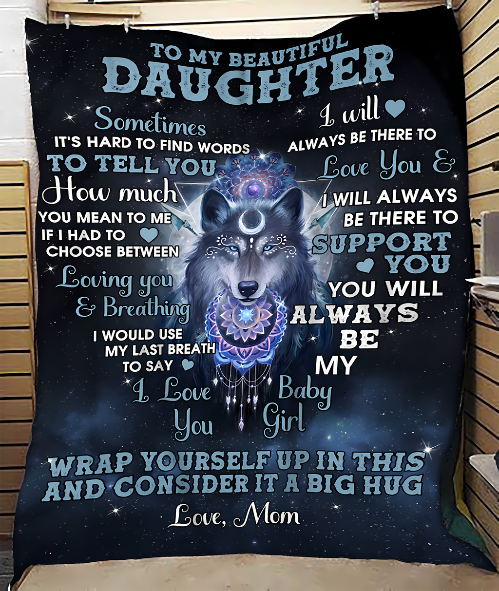 Manta de regalo especial para tu hija - De mamá