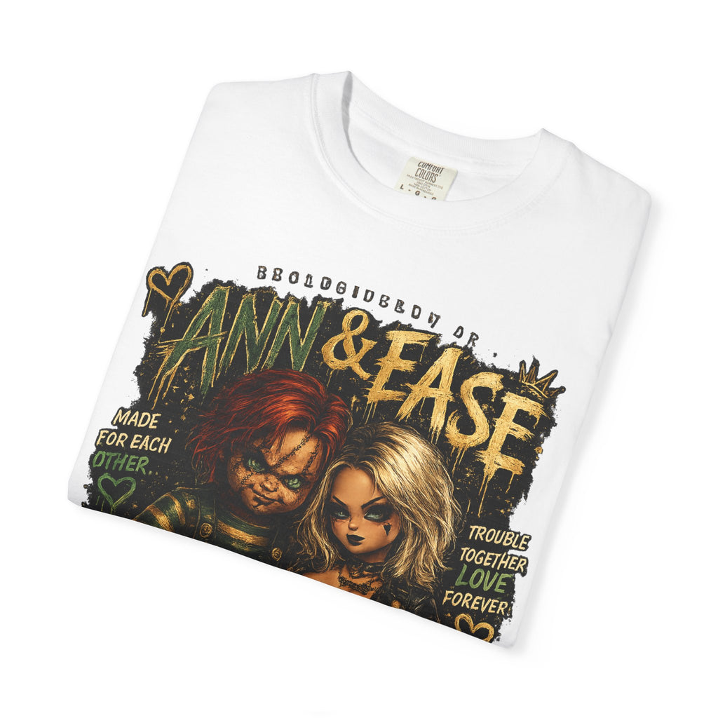 Ann & Ease Camiseta Gráfica "Disfuncional Pero Devota"