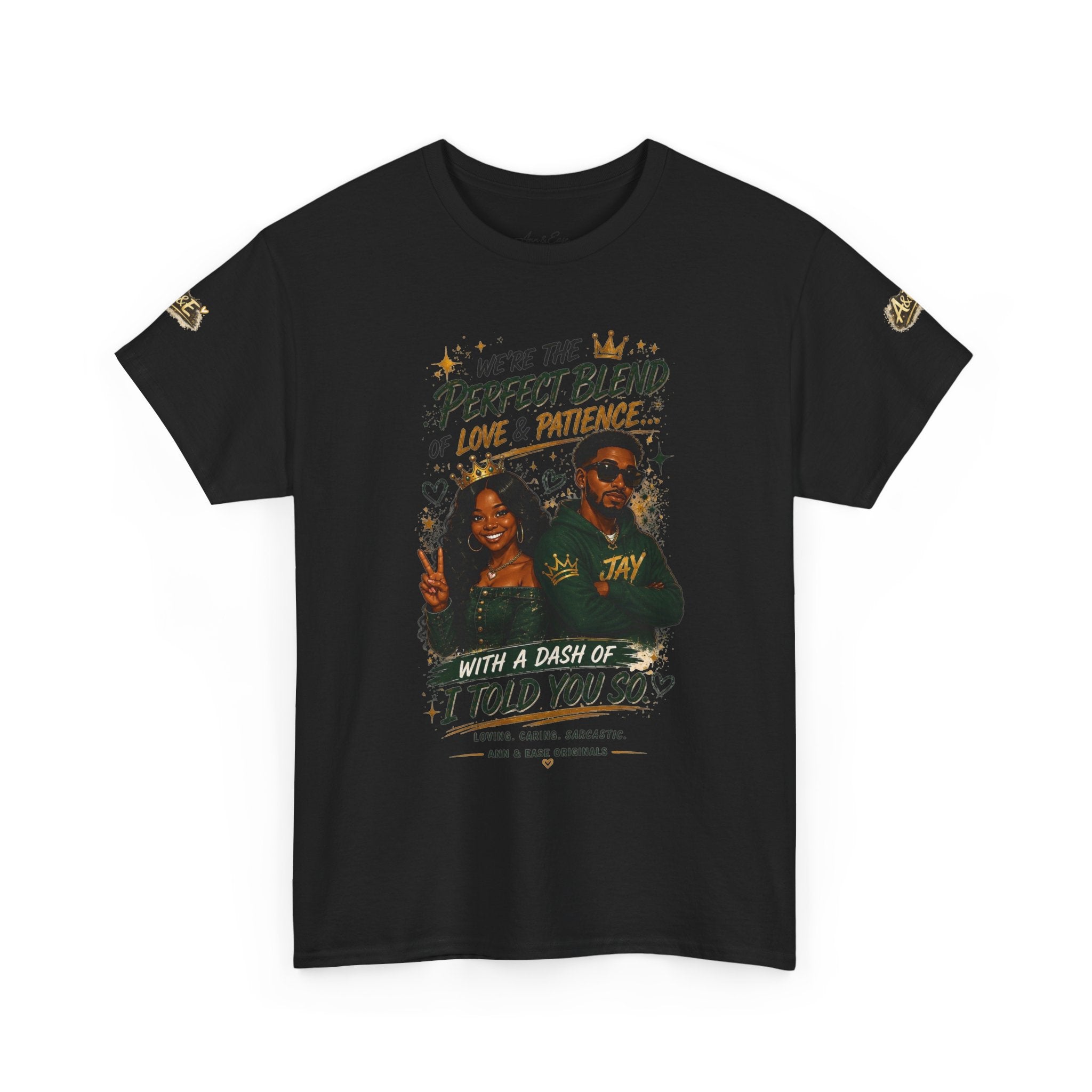 Camiseta para parejas "Perfect Blend" — Camiseta a juego "Te lo dije"