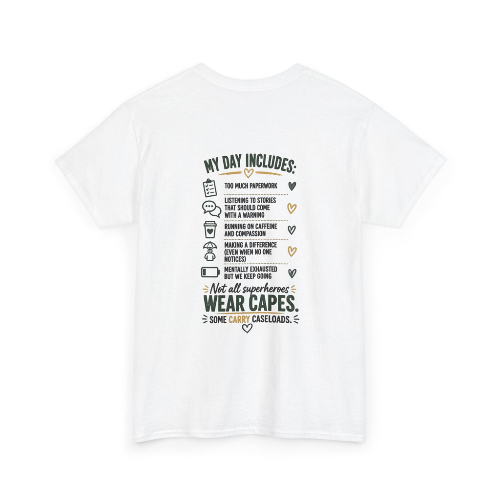 Social Worker T-Shirt — “Social Worker Because Problem Solver Isn’t an Official Job Title” Graphic Tee