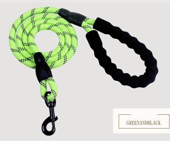 Reflective Dog Leash with Foam Handle — Single & Set Options