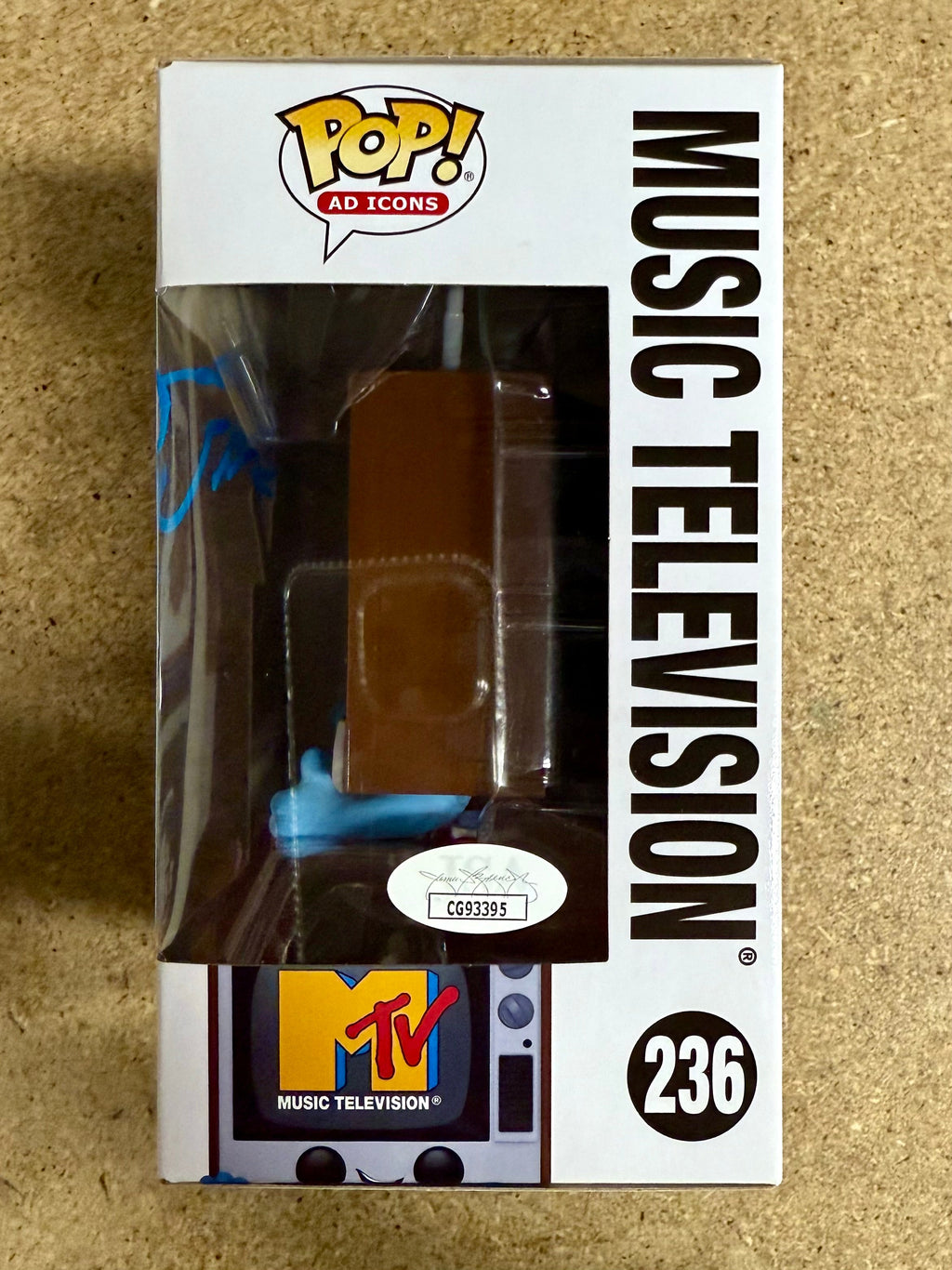 Doble de acción Steve-O de Jackass, Funko Pop #236 de MTV 2024 firmado con COA de JSA