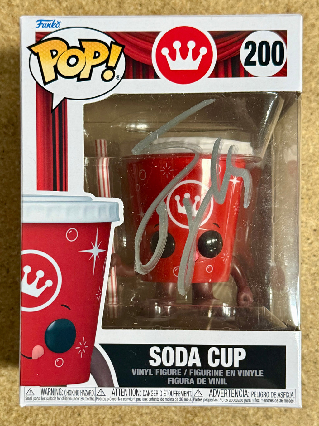 Comediante Tracy Morgan firmó Funko Pop! #200 Vaso de refresco de cine con COA de JSA