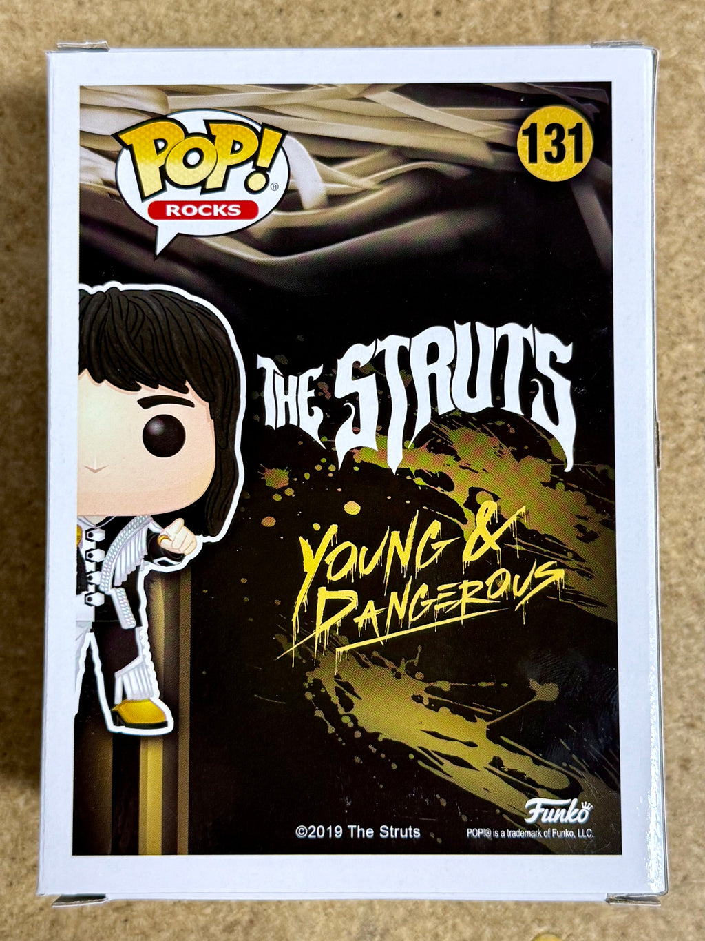 Funko Pop! Luke Spiller de The Struts, firmado por toda la banda #131. Con COA de JSA.