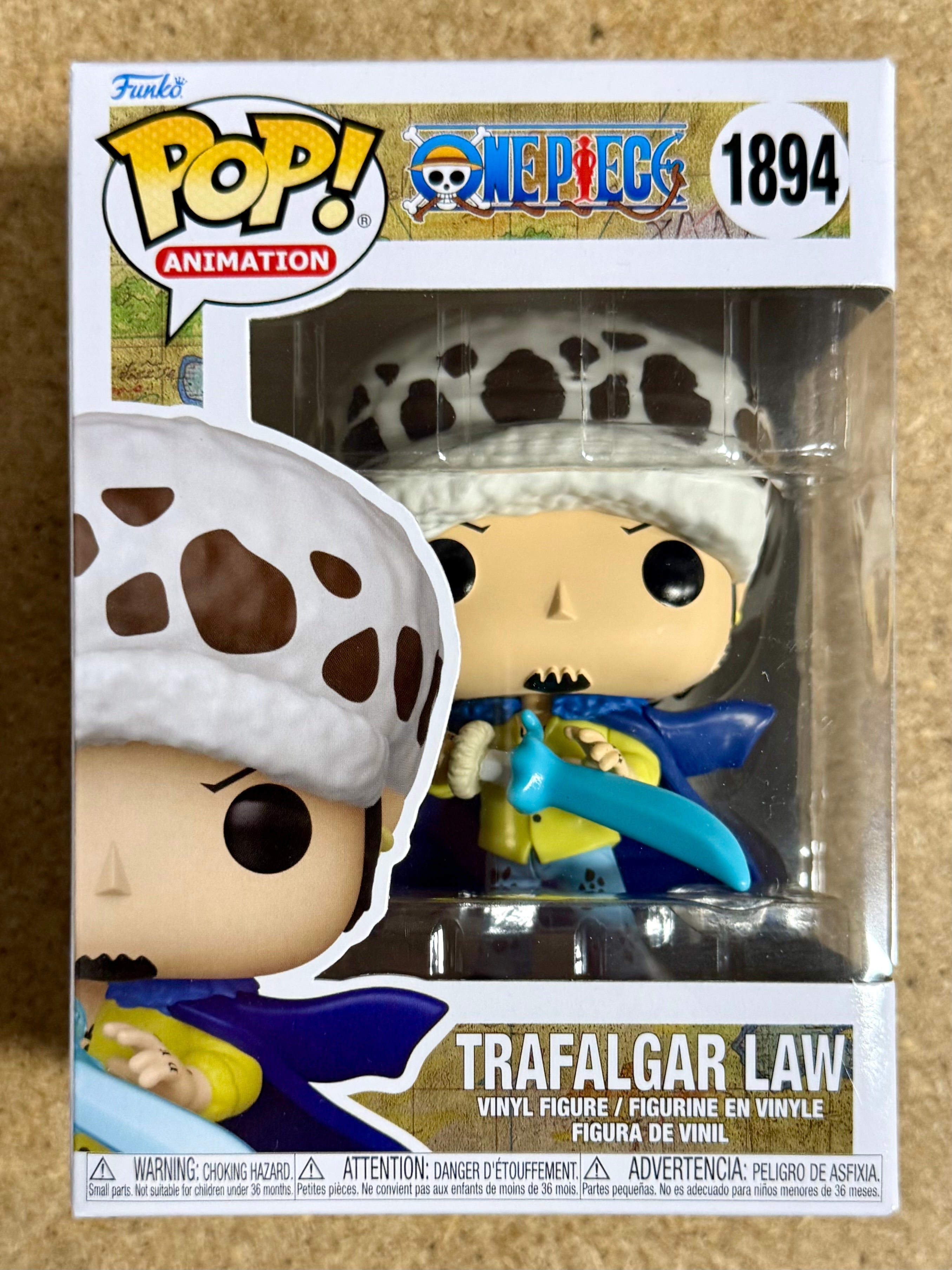 Funko Pop! Animation Trafalgar Law With Kikoku (Anesthesia) #1894 One Piece 2025