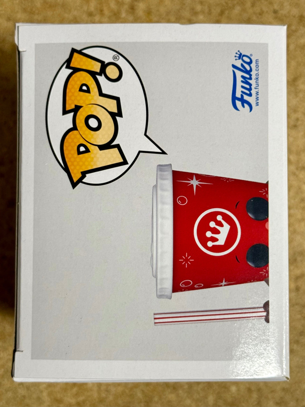 Rosie O’Donnell Vaso de refresco Funko Pop! Movie Theaters #200 autografiado con certificado PSA