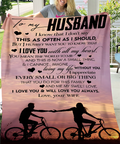 To My Husband Blanket – From Wife With All My Heart