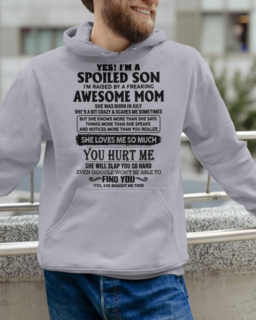 July - Awesome Mom - Perfect gift for son From Mom - NGHL07 (SKU-SPW-07)
