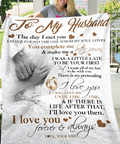 To My Husband Blanket – From Wife, My Forever And Always