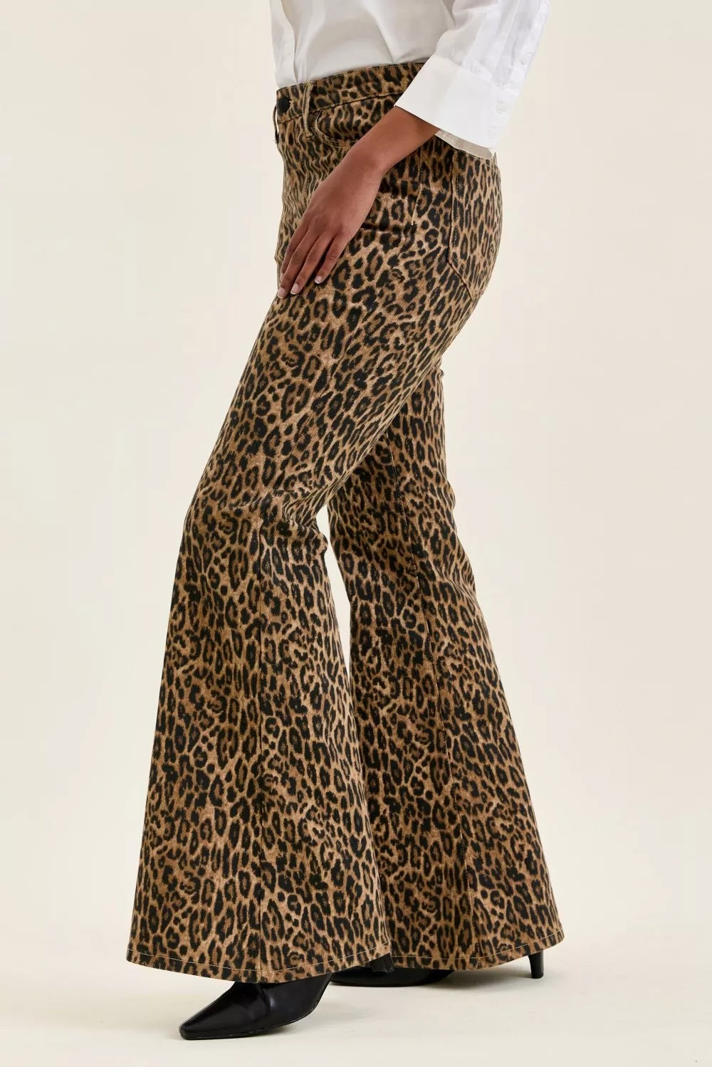 Jeans Judy Blue Mr Jaqueline Acampanados Estampado Leopardo