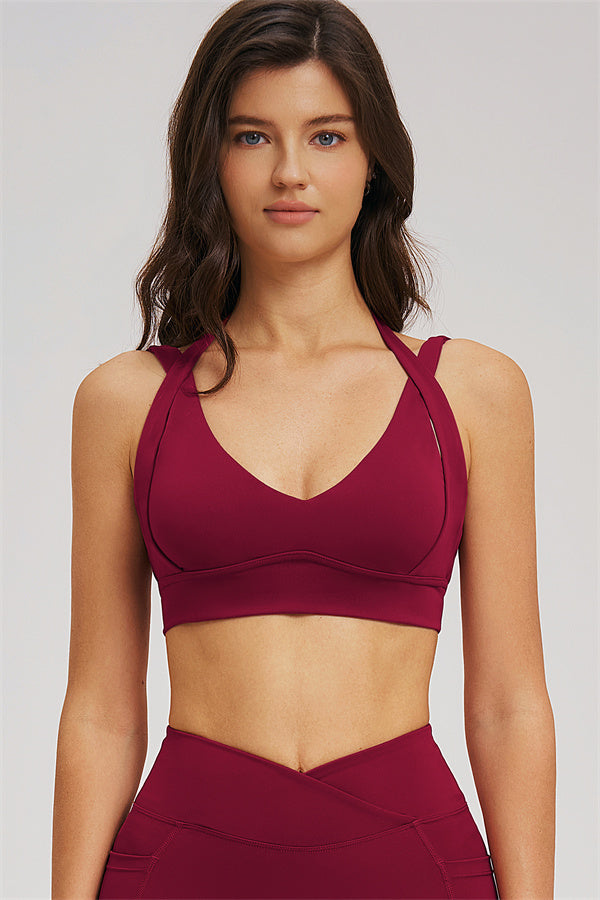 El conjunto de 3 piezas Sizzle Zip Jacket Sports Bra Flared Leggings