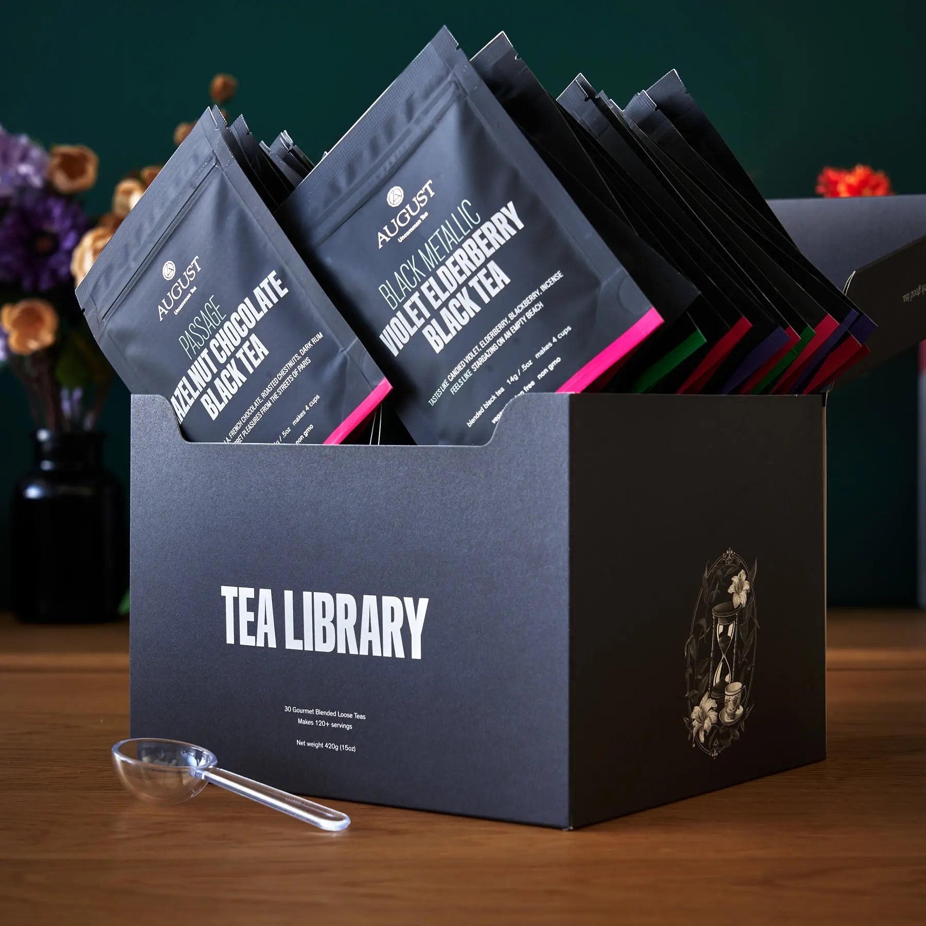 Tea Library - Paquete de 30 muestras de té de lujo. ¡Tienes que probarlos todos!