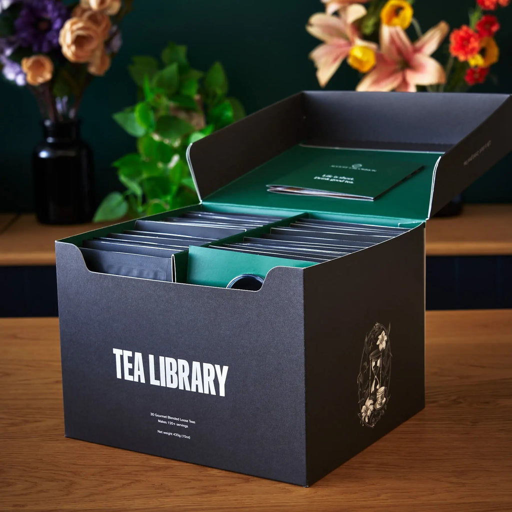 Tea Library - Paquete de 30 muestras de té de lujo. ¡Tienes que probarlos todos!