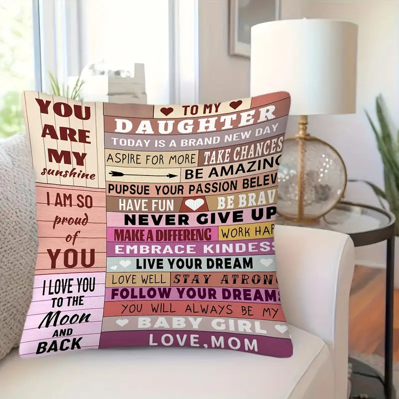 Regalo especial de mamá para tu hija - Almohada