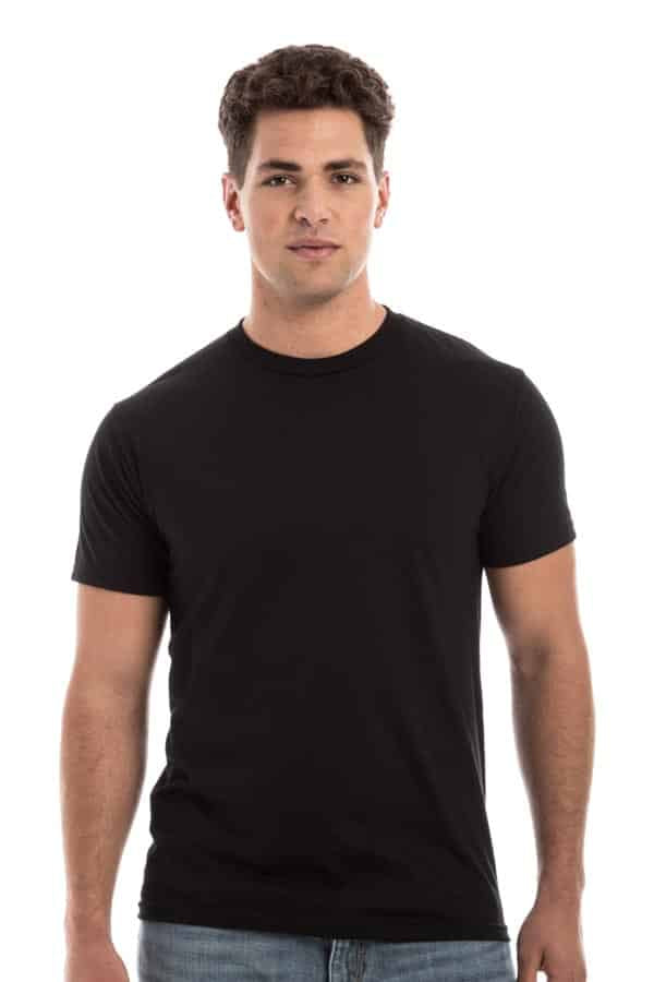 Camiseta retro de cuello redondo hilada en anillo 2100