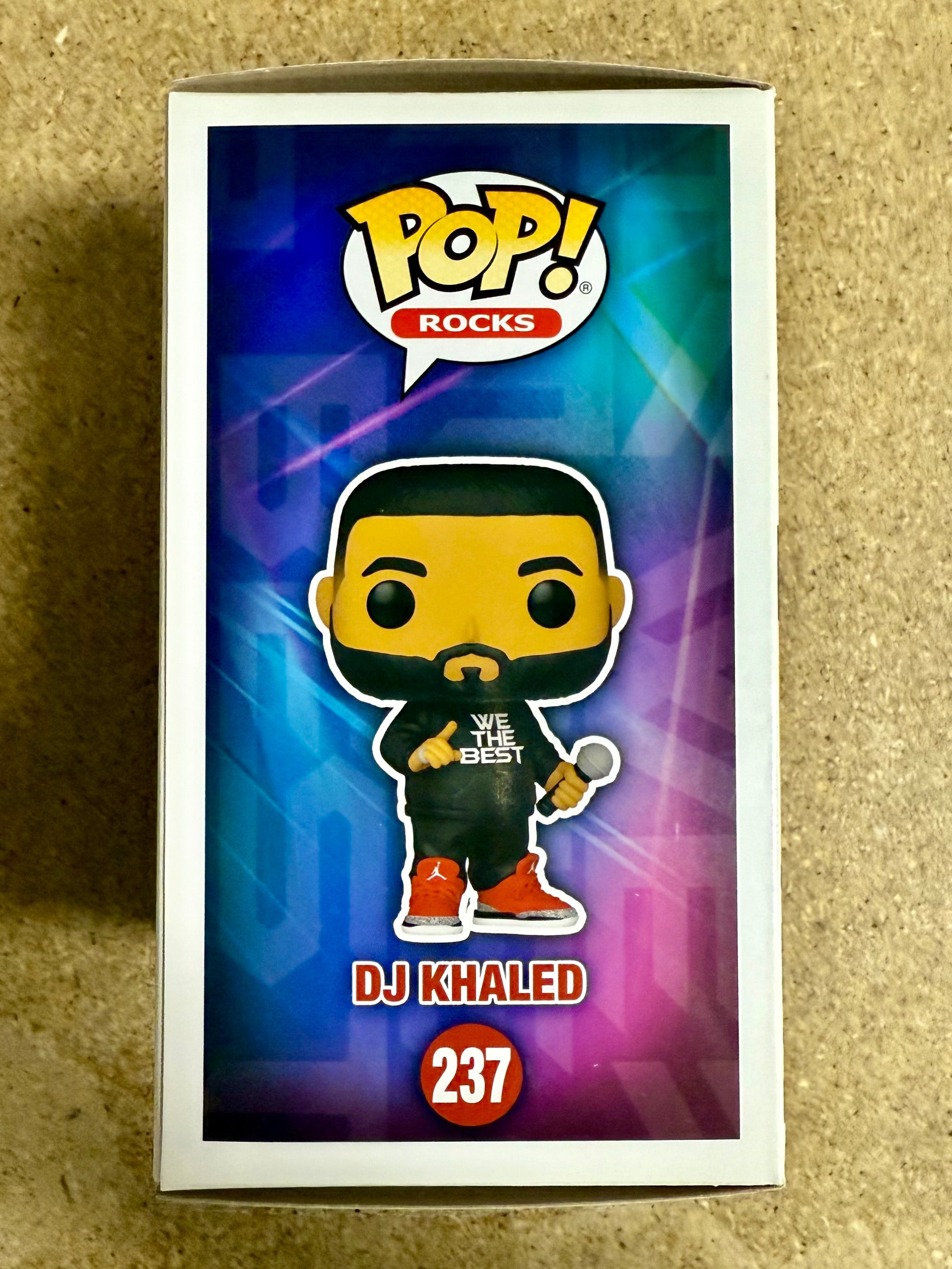DJ Khaled Funko Pop #237 "We The Best" autografiado con JSA COA Blessed 2021