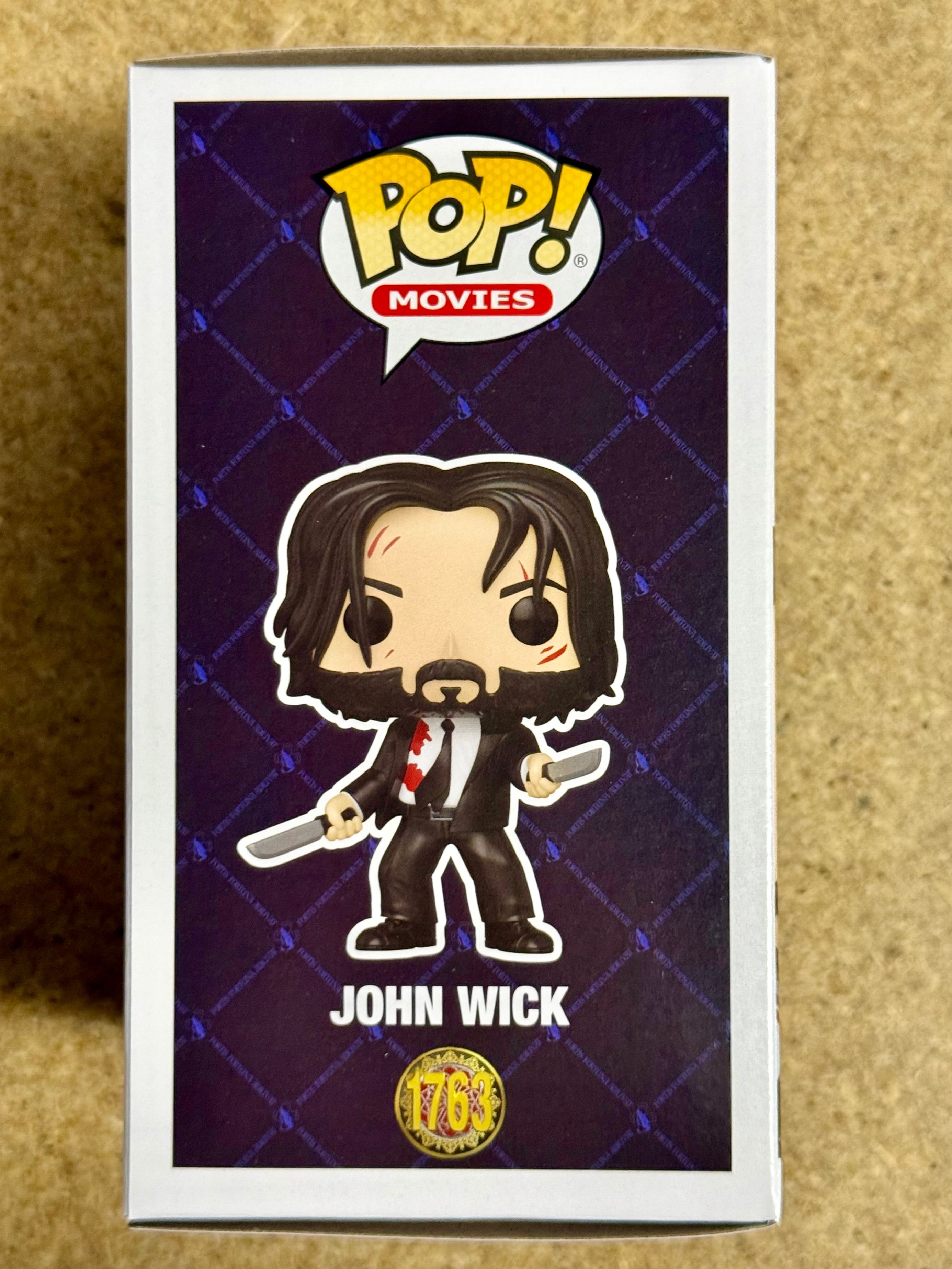 Funko Pop! Movies Bloody John Wick With Knives #1763 Chapter 4 2024