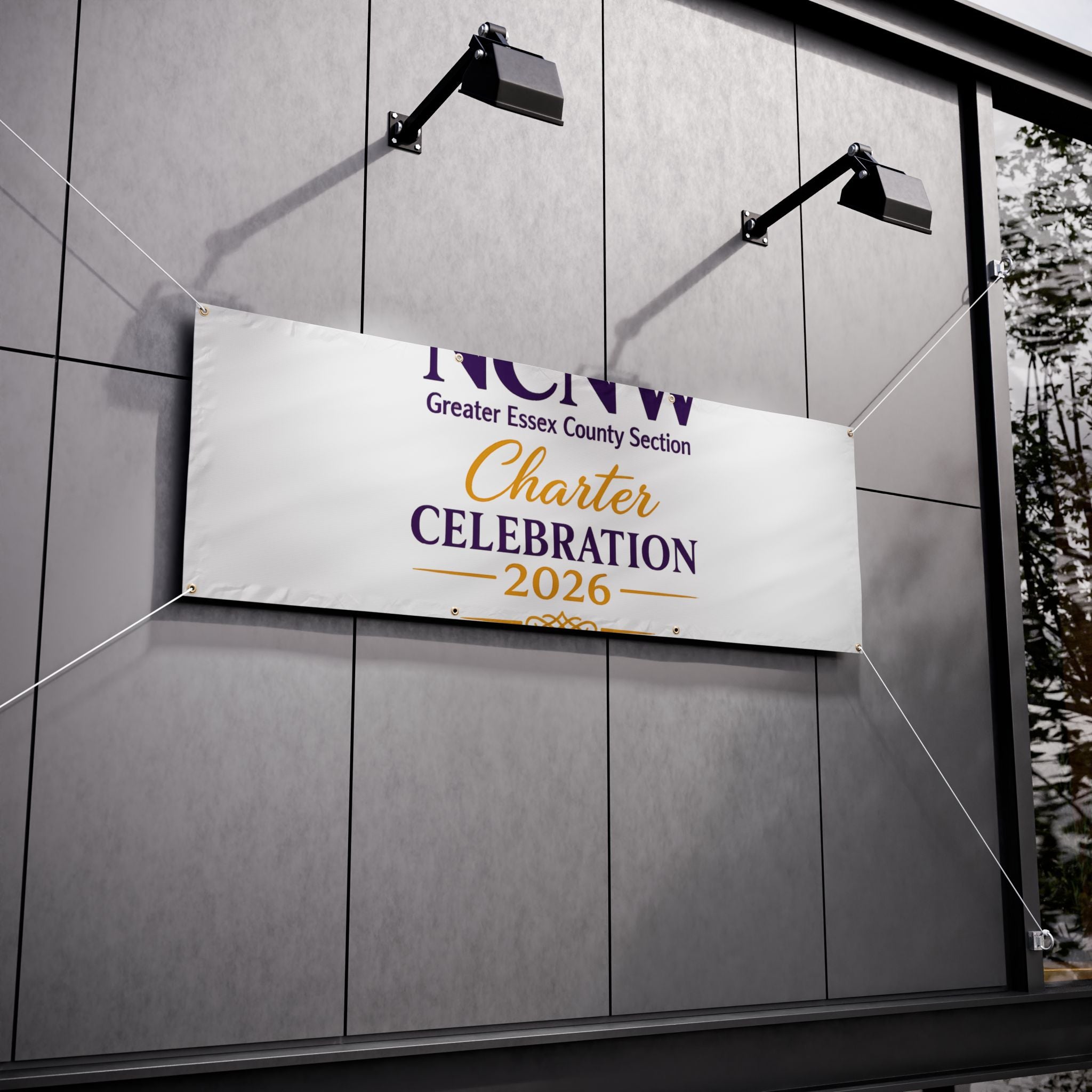 NCNW Charter Celebration 2026 Vinyl Banner