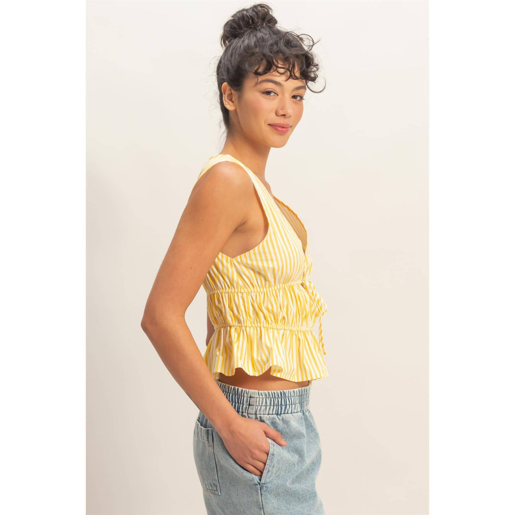 Sunny Side Striped Top