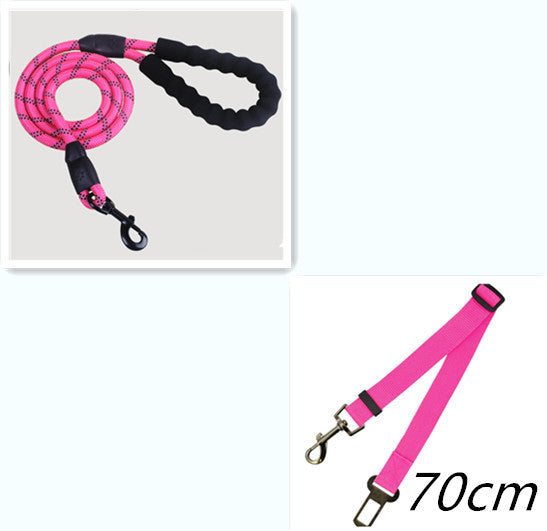 Reflective Dog Leash with Foam Handle — Single & Set Options