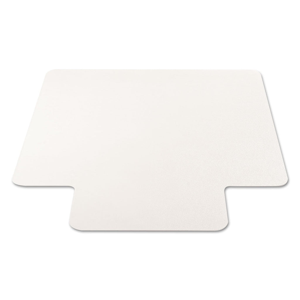 deflecto EconoMat Alfombrilla para silla de uso diario para suelos duros, 36 x 48, con labio, transparente