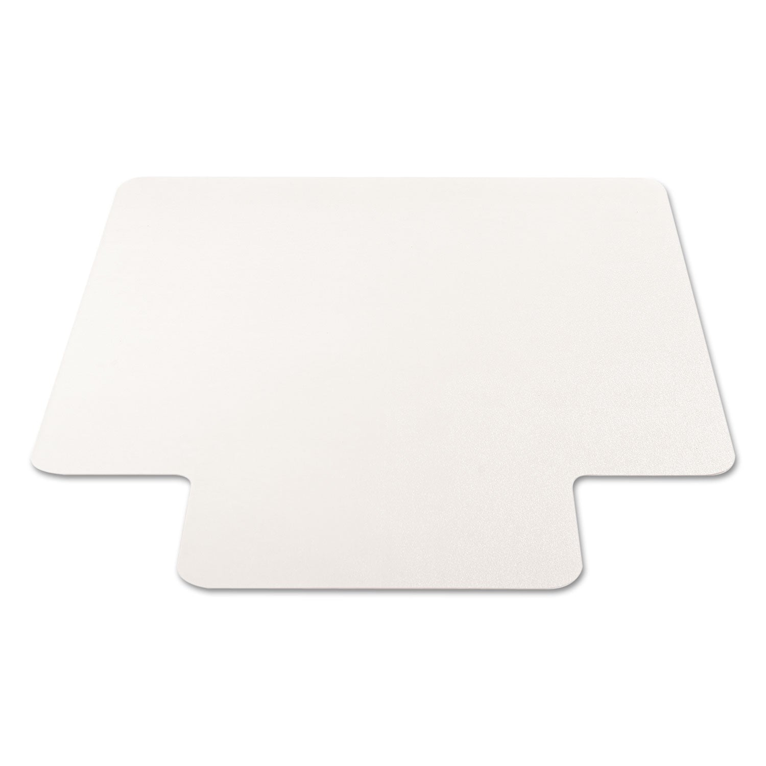 deflecto EconoMat Alfombrilla para silla de uso diario para suelos duros, 36 x 48, con labio, transparente
