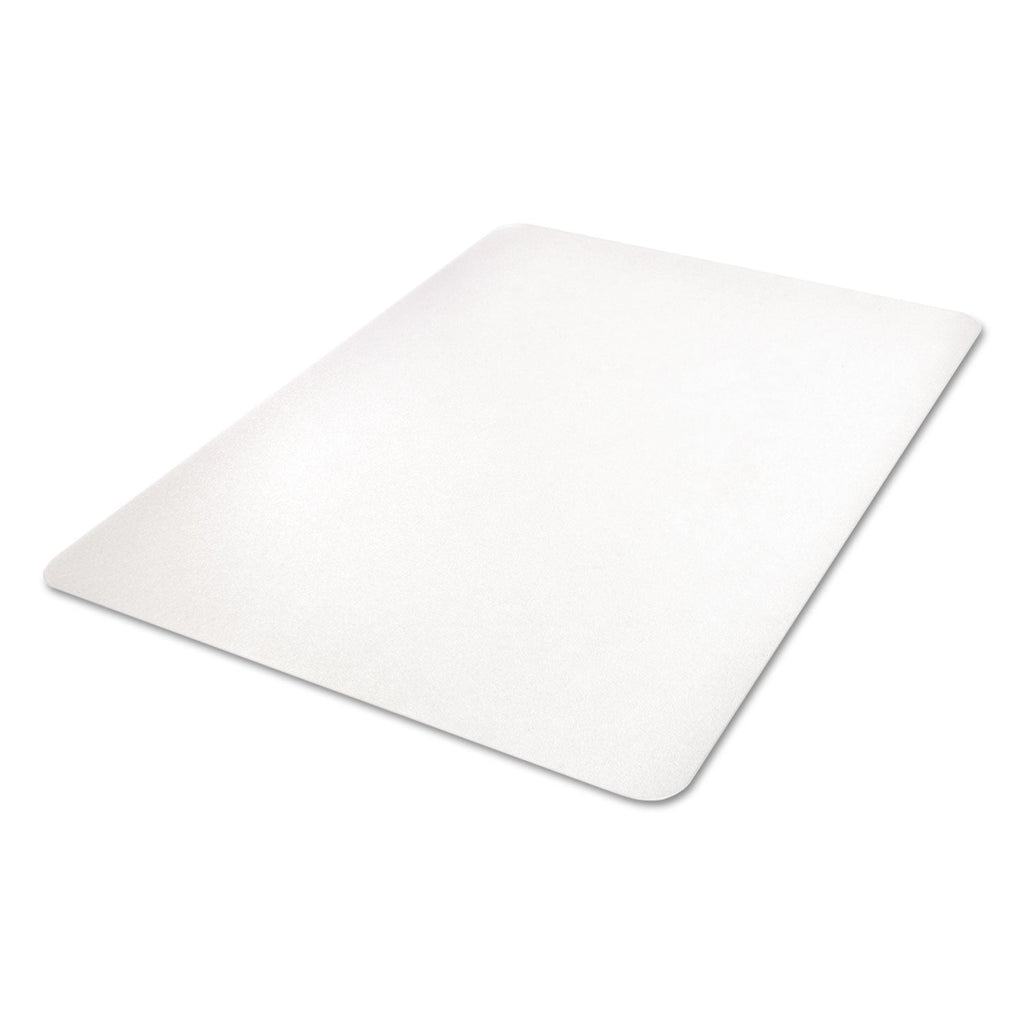 deflecto All Day Use Chair Mat - Hard Floors, 45 x 53, Rectangle, Clear