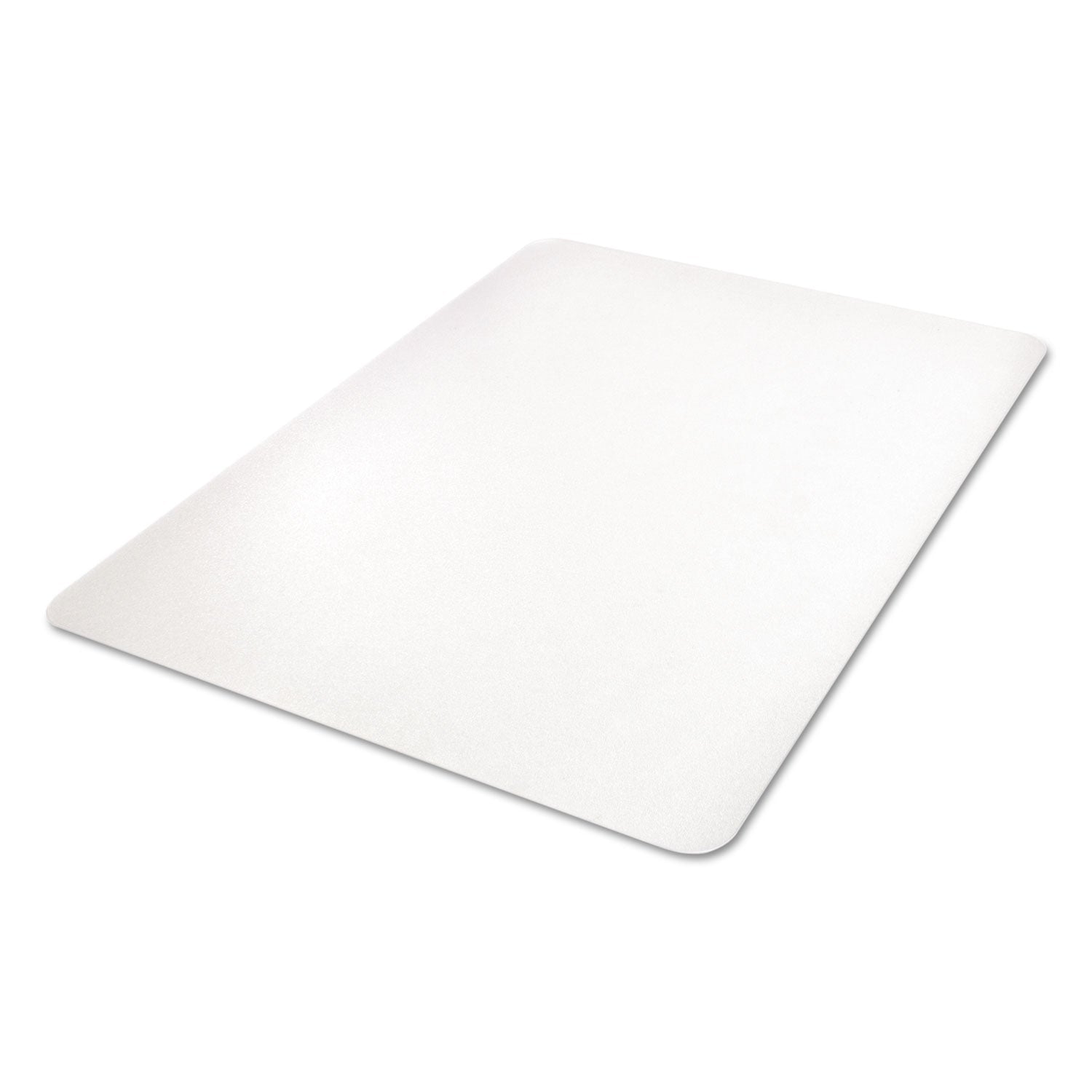 deflecto All Day Use Chair Mat - Hard Floors, 45 x 53, Rectangle, Clear