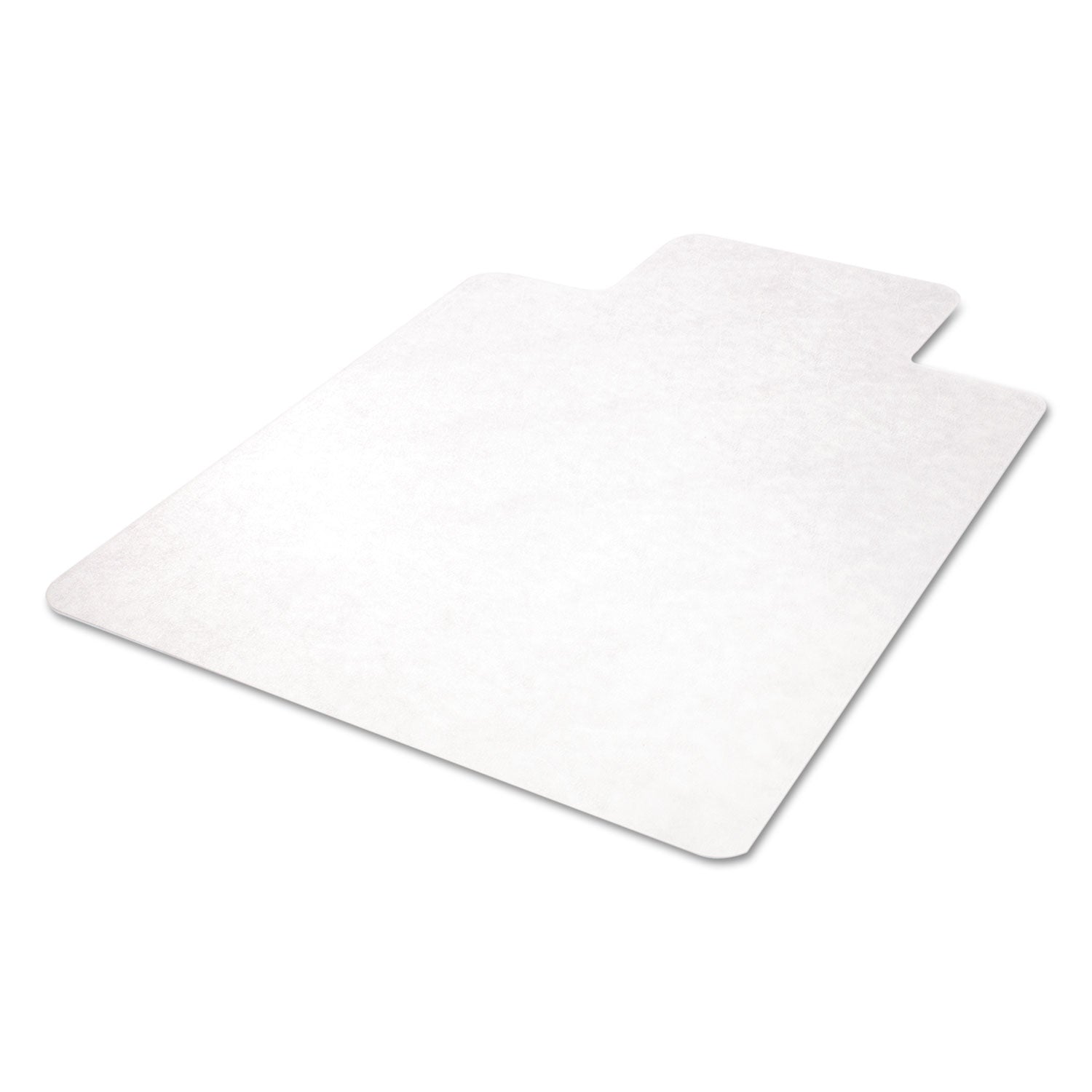 deflecto EconoMat Alfombrilla para silla de uso diario para suelos duros, 36 x 48, con labio, transparente