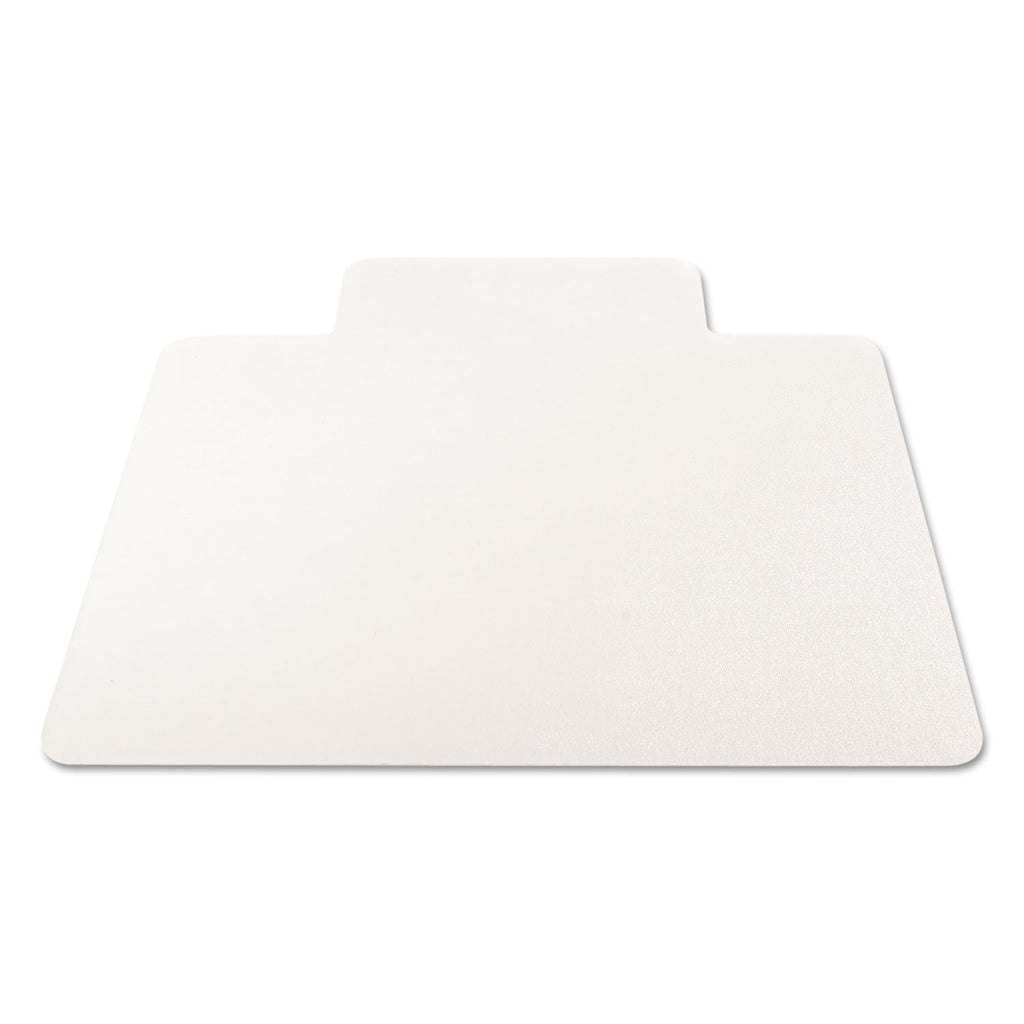 deflecto EconoMat Alfombrilla para silla de uso diario para suelos duros, 36 x 48, con labio, transparente