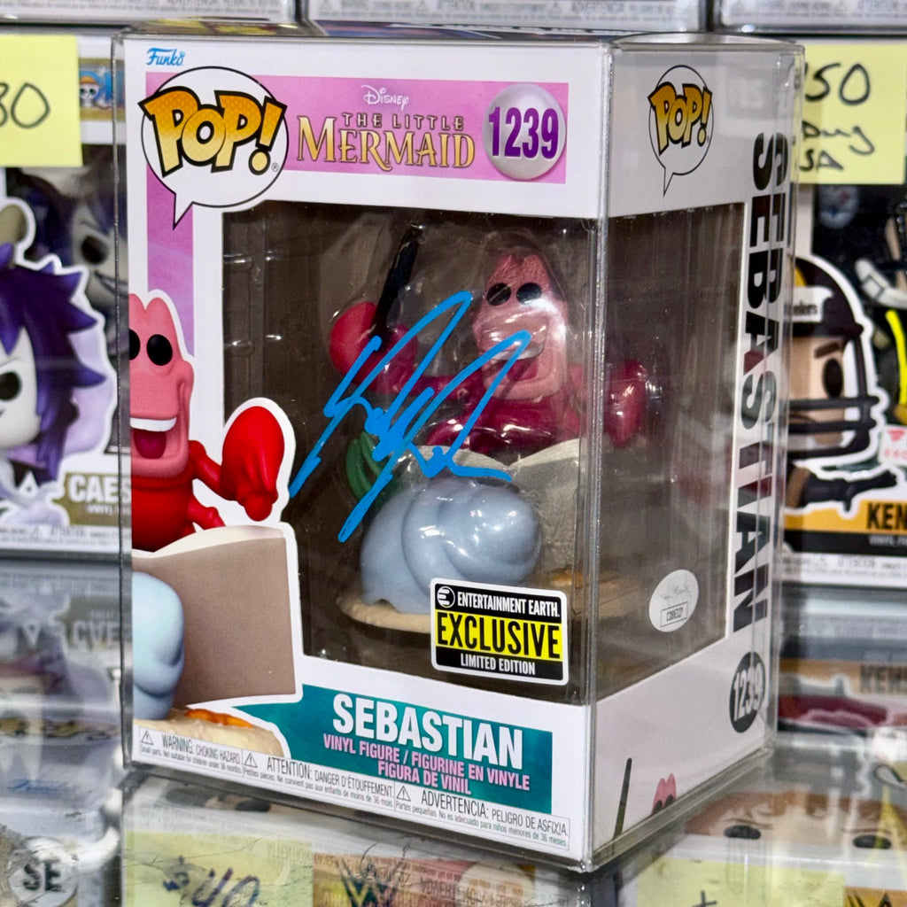 Daveed Diggs Signed Sebastian Th Crab Funko Pop! #1239 Disney The Little Mermaid (2023) With JSA COA