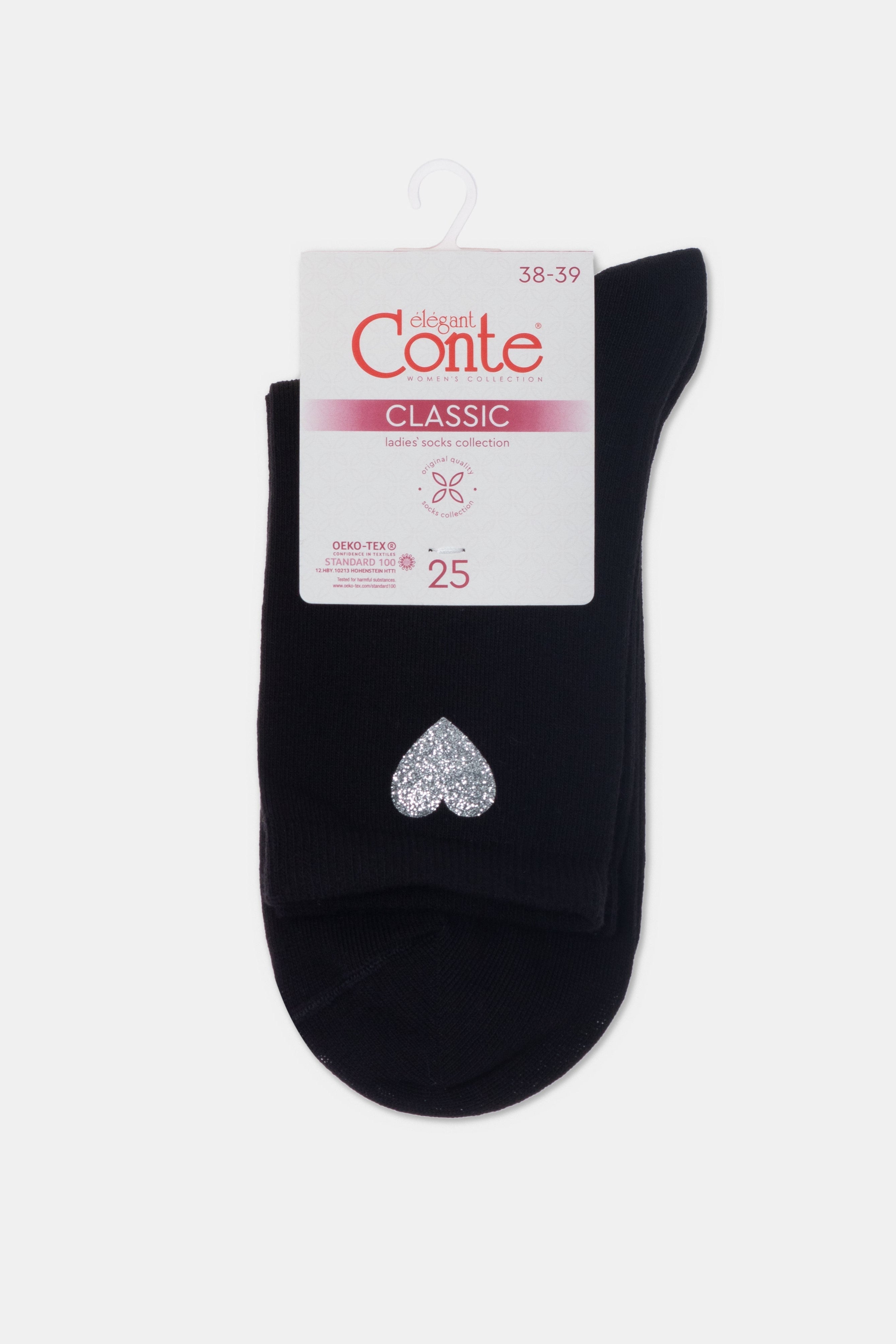 Calcetines de algodón clásicos Conte - 430 Reina