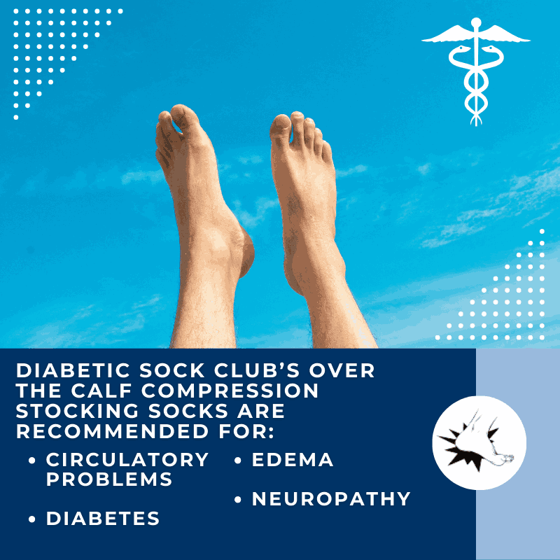 Calcetines de compresión para hombre, hasta la rodilla (1 par)