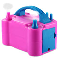 Bomba eléctrica para globos de 600 W, inflador de globos con doble boquilla para decoración de fiestas, bodas, festivales, EE. UU./Reino Unido