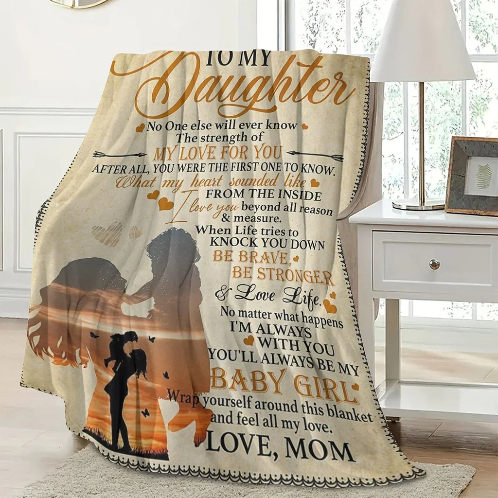 Manta de regalo especial para tu hija - De Mamá (SKUB07-32)