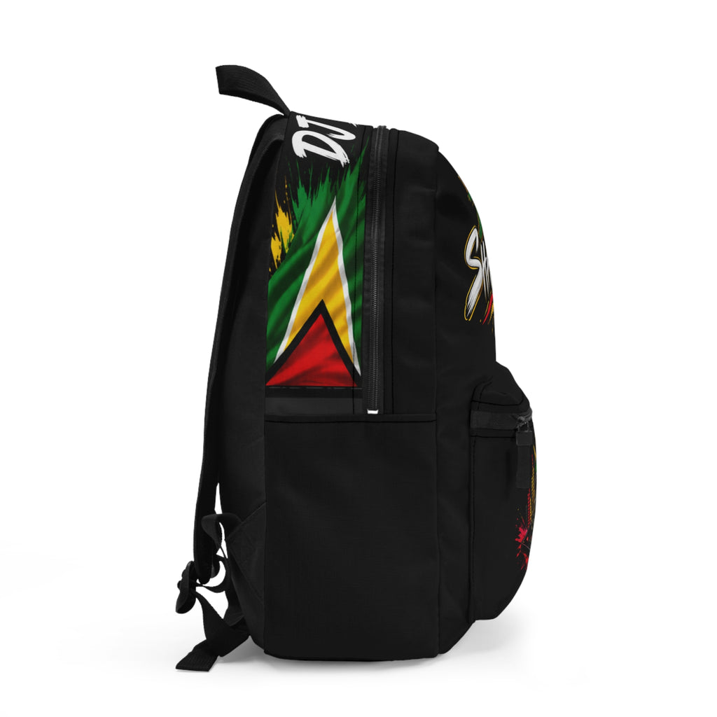 DJ ShakNyVyBz Reggae-Inspired Backpack — Headphone & Equalizer Music Festival Bag