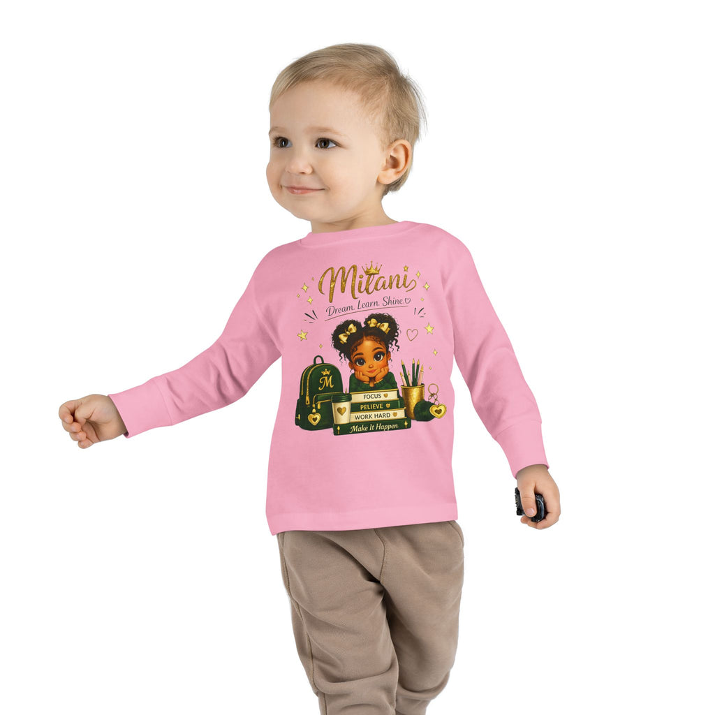 Toddler Tee — 'Future MD' Cute Black Girl Doctor Design