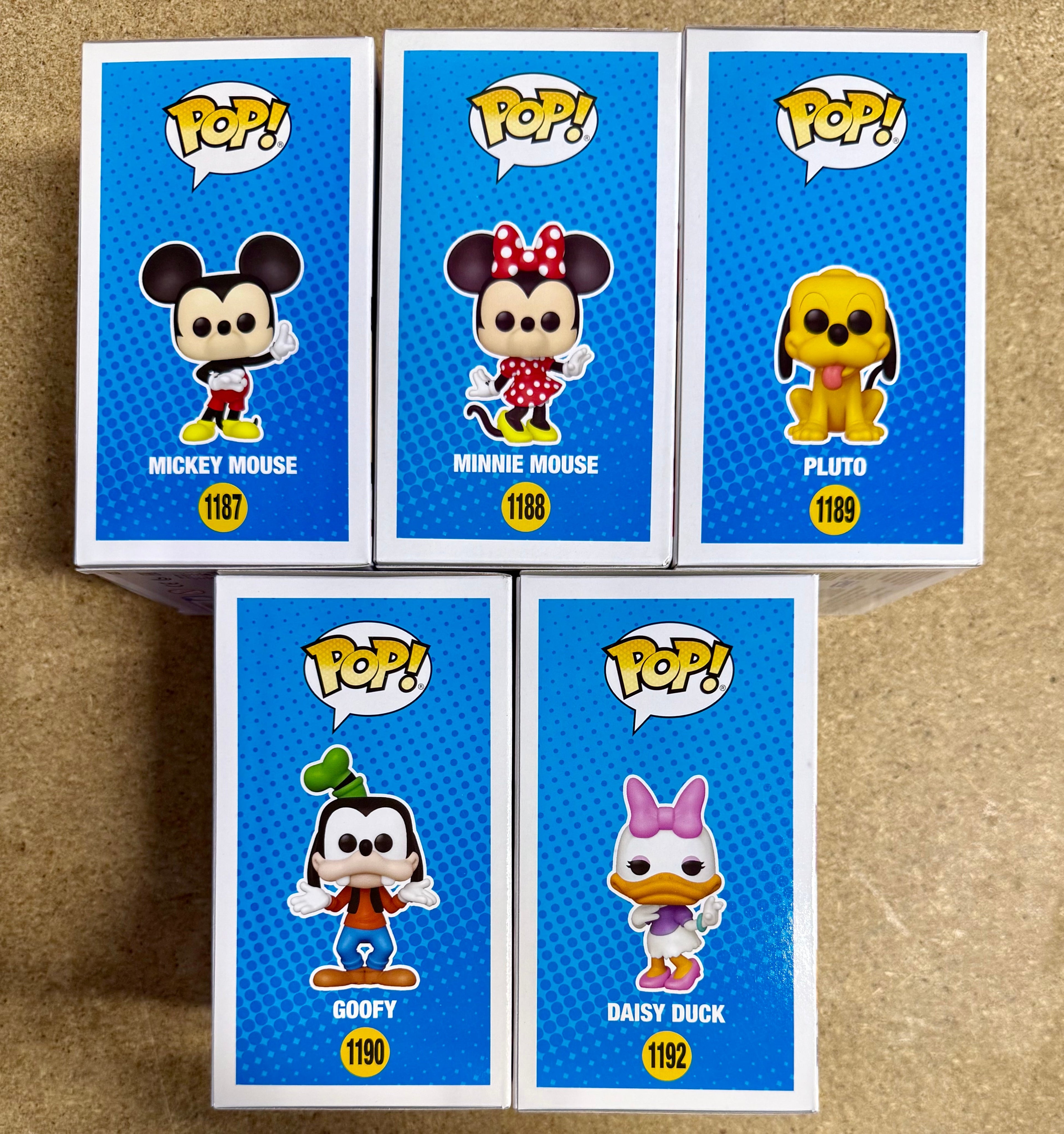Funko Pop! Disney Mickey Mouse y Amigos Pluto Minnie Daisy Goofy 2022