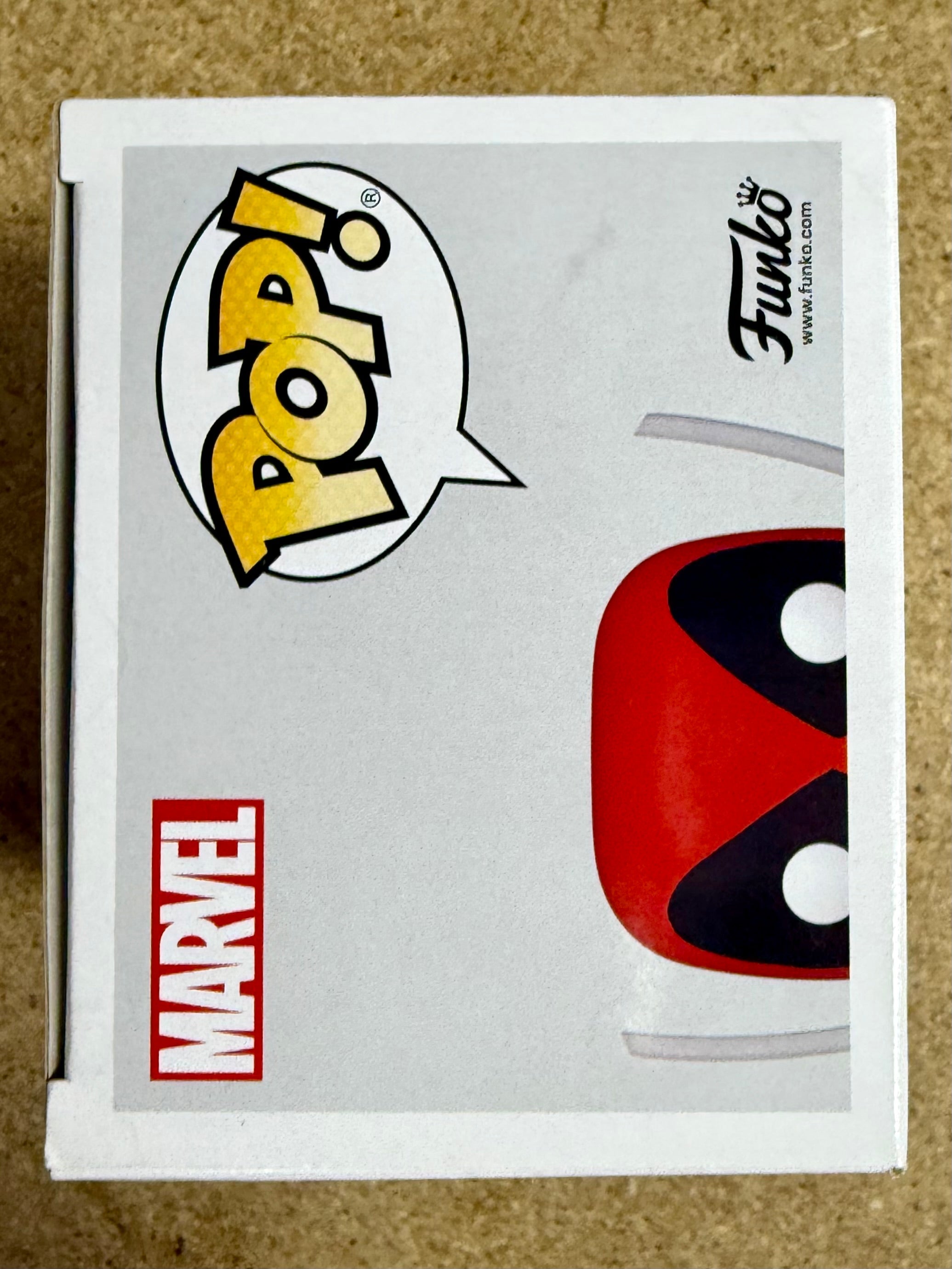 TJ Miller “Weasel” Funko Pop de Deadpool metálico autografiado #776 Exclusivo con COA de JSA