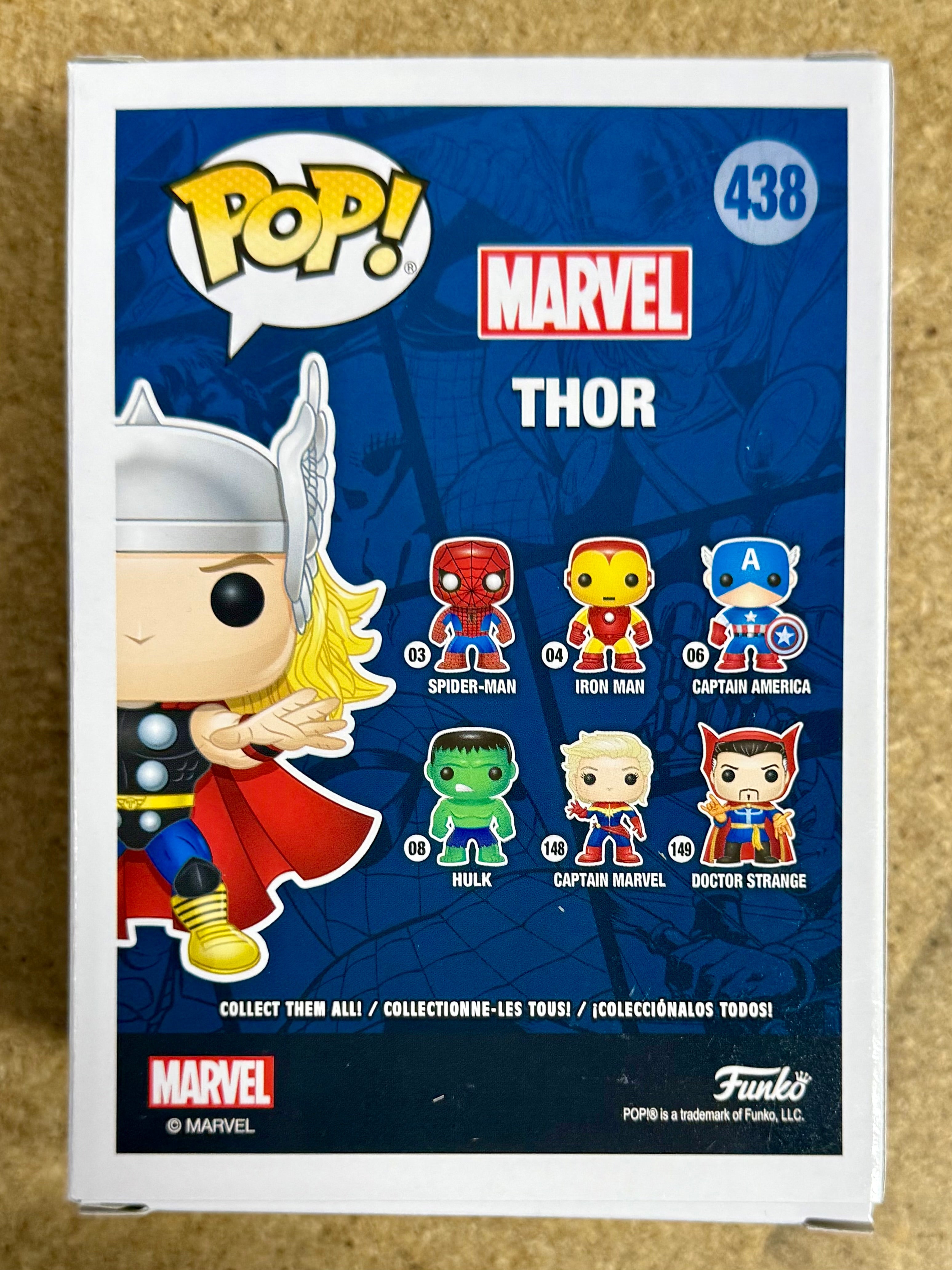 Funko Pop! Marvel Classic Thor #438 ECCC 2019 Spring Con Exclusivo Descatalogado