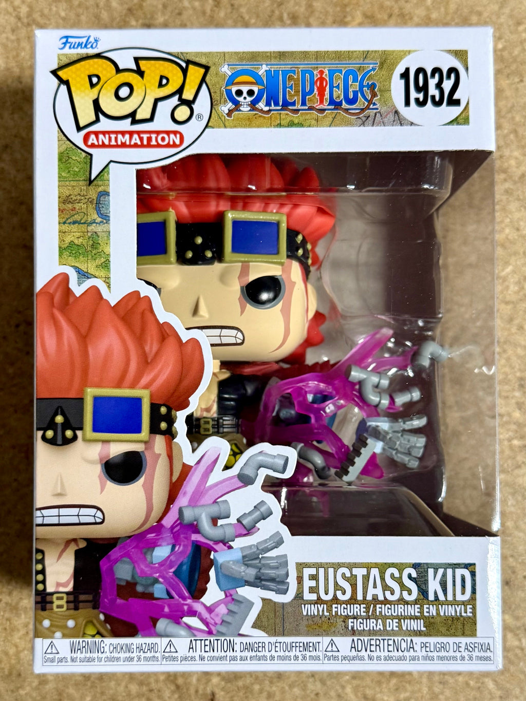 Funko Pop! Animación Eustass Kid (Jiki Jiki no Mi) #1932 One Piece 2025