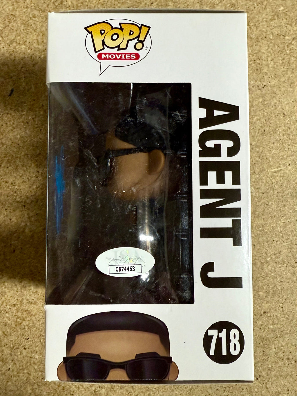 Will Smith Signed Agent J Men In Black Funko Pop! Exclusive #718 With JSA COA
