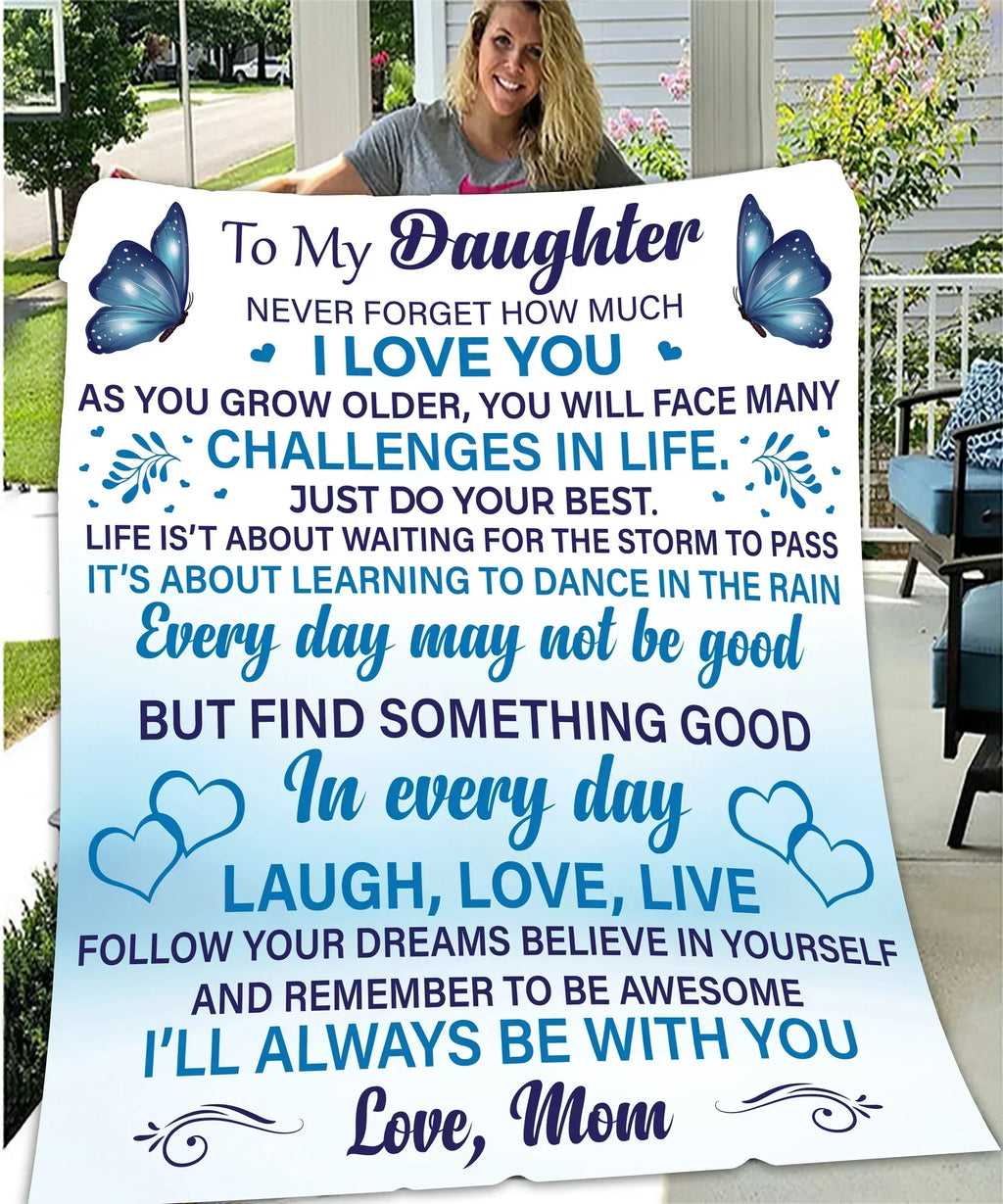 Hija, nunca olvides la manta de mamá