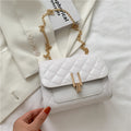 Bolsos cruzados de lujo negros decentes para mujeres y niñas. Bandolera pequeña de diseñador para mujer. Bolso cruzado con cadena de celosía de diamante moderno y versátil para mujer.