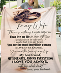 To My Wife Blanket – From Husband, My Forever And Always