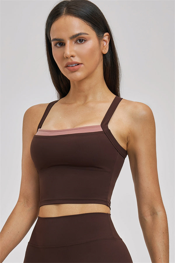 Conjunto de 2 piezas de camiseta de tirantes y leggings Seraphine